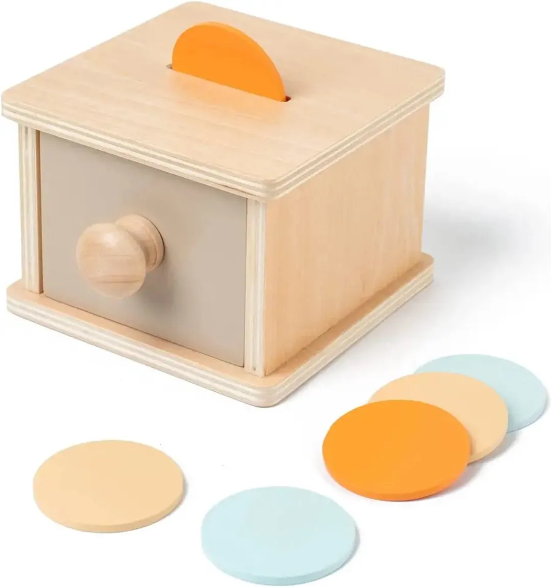 LiasToys Montessori Coin Box 123 - Educatief Speelgoed 1+