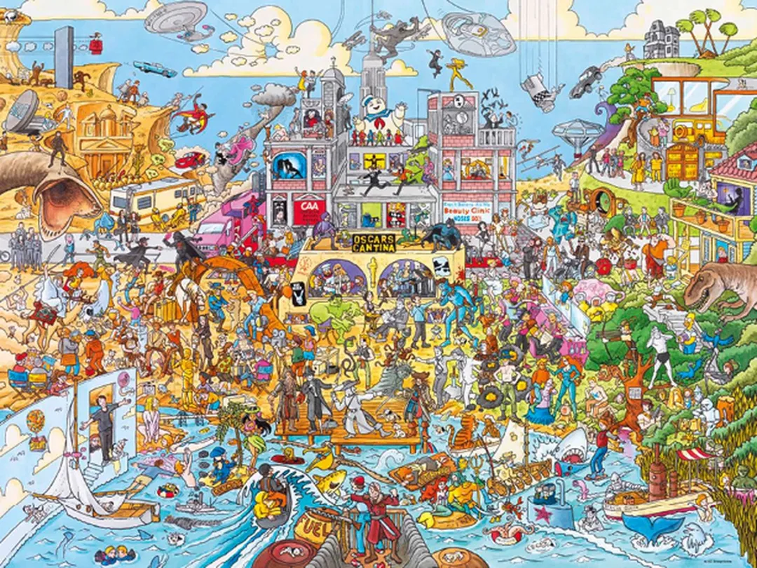 Heye Hollyworld 1500 Puzzeldelen - Meerkleurig