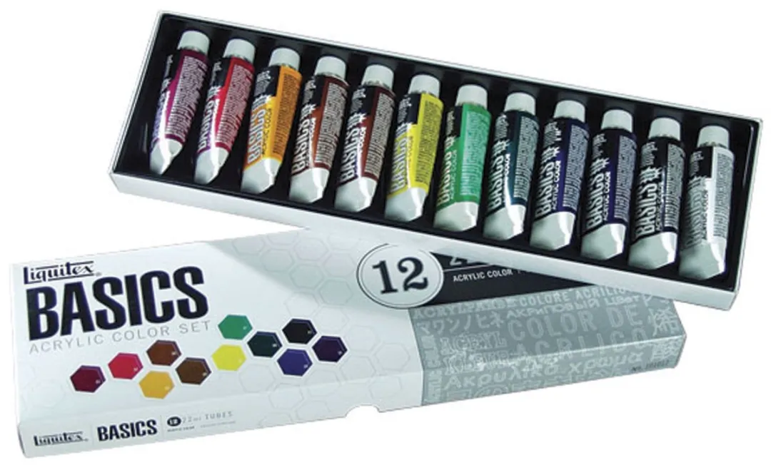 Liquitex Basics Acrylverfset 12x22ml