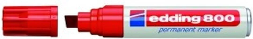 edding 800 Schuin Rood Viltstift - 5 Stuks - afbeelding 6 van 6