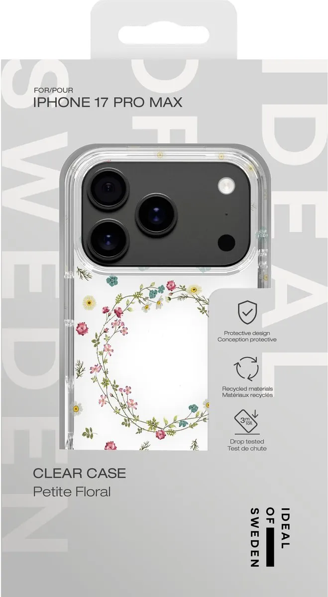 iDeal of Sweden Clear Case iPhone 17 Pro Max Petite Floral - afbeelding 3 van 6