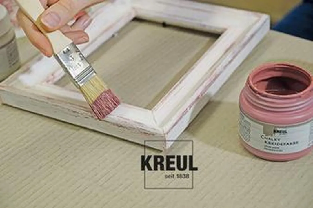 Kreul 75305 Krijtverf - Roze/Wit 150ml - 4 Stuks