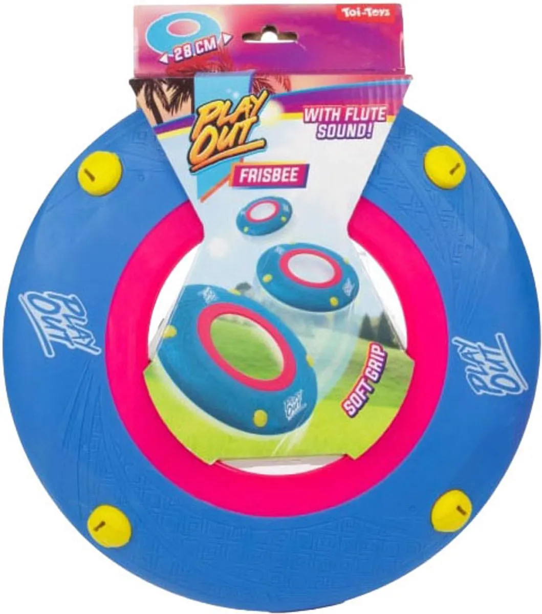 Toi-Toys Frisbee met Fluitgeluid 27cm - Multicolor
