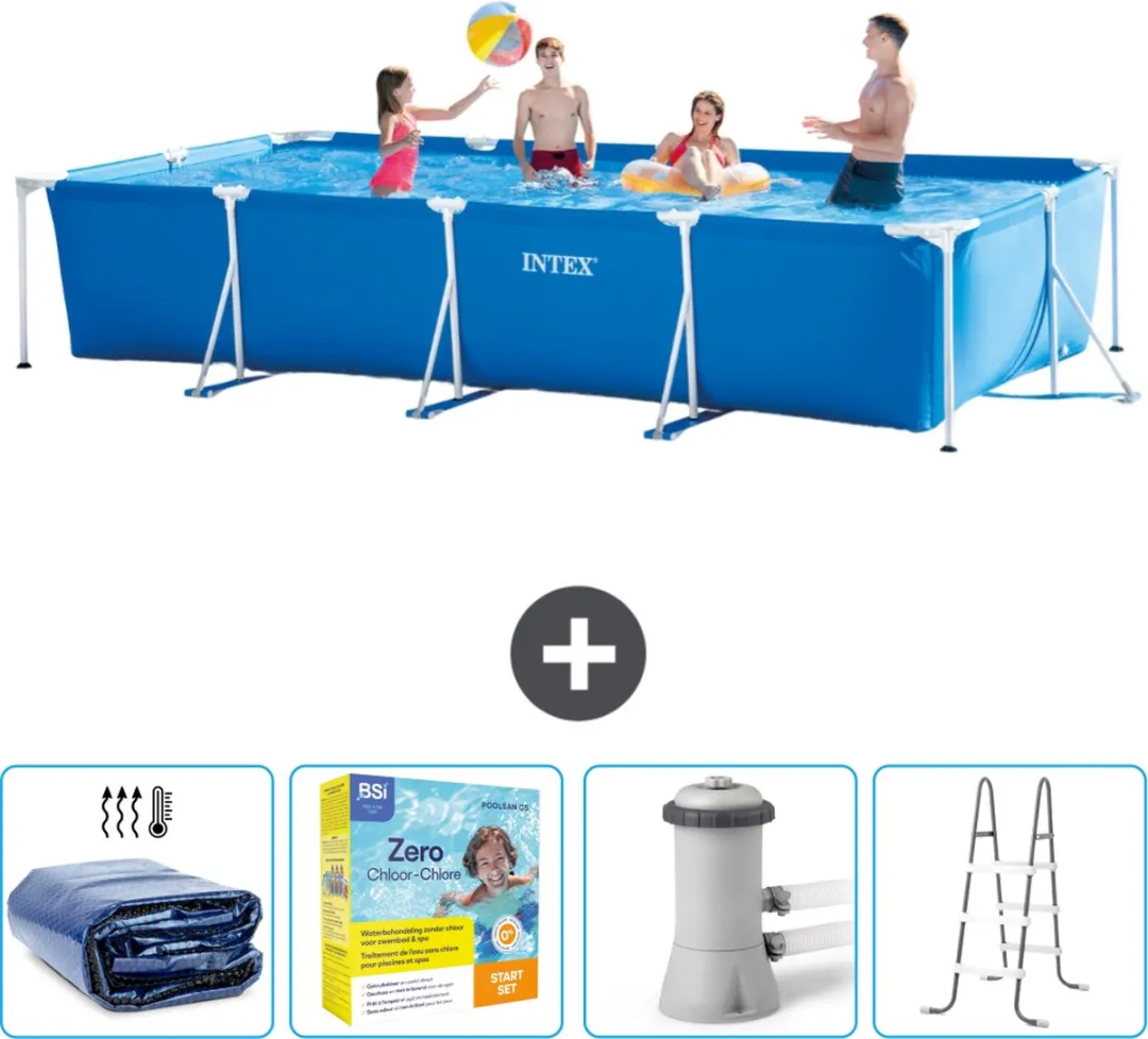 Intex Rechthoekig Frame Zwembad 450x220x84cm