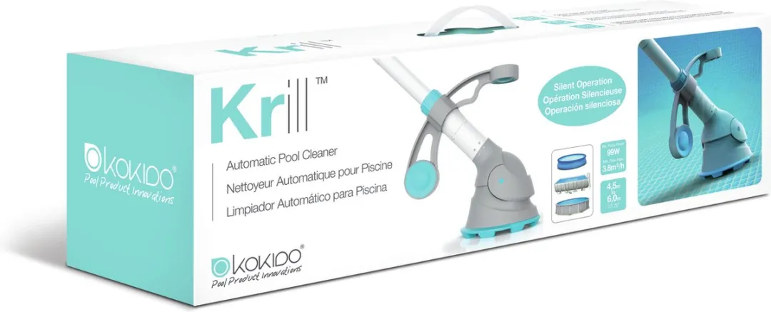 Kokido Krill Hydraulische Zwembadreiniger 1220018 - Blauw/Grijs