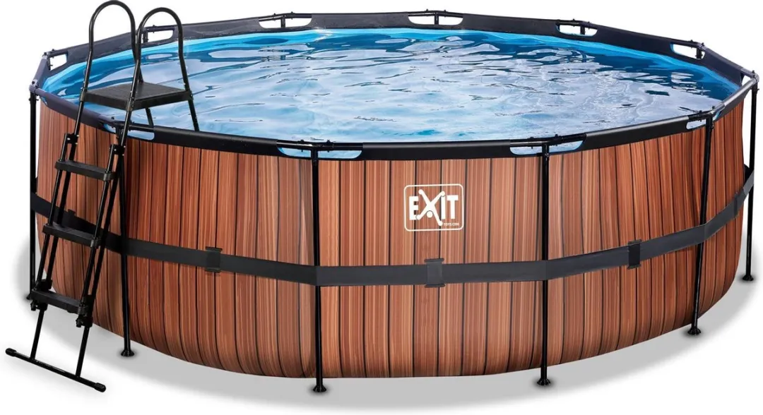 EXIT Wood Zwembad 427x122cm