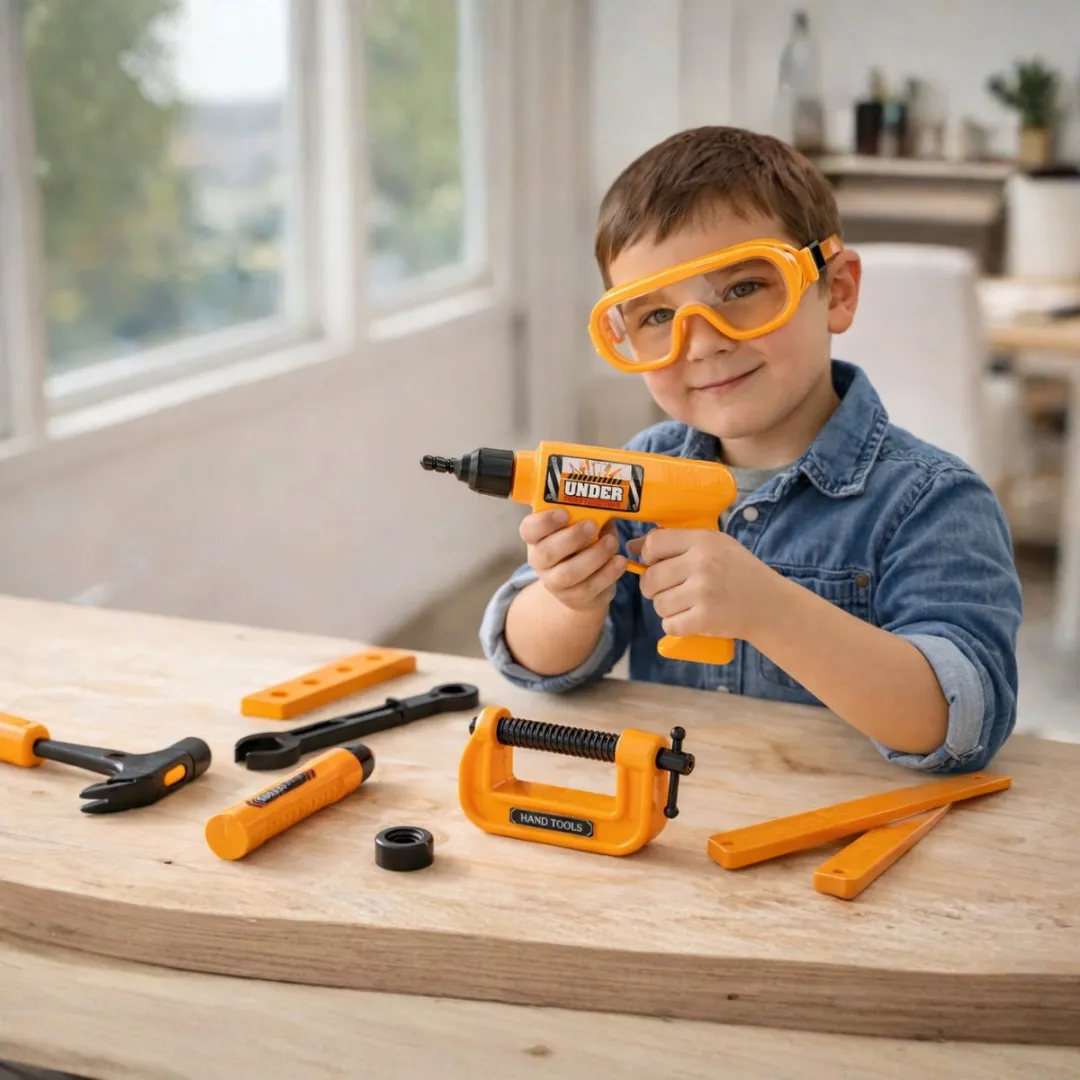 Eddy Toys Gereedschapsset 13 Stuks - Zwart