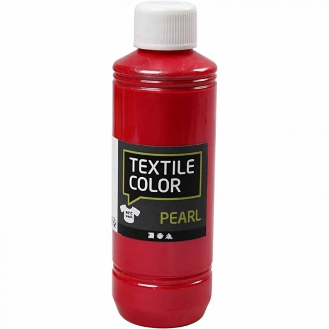 Creativ Company Textielverf Rood Pearl 250ml