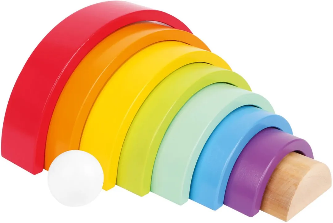 Small Foot Houten Bouwblokken Regenboog