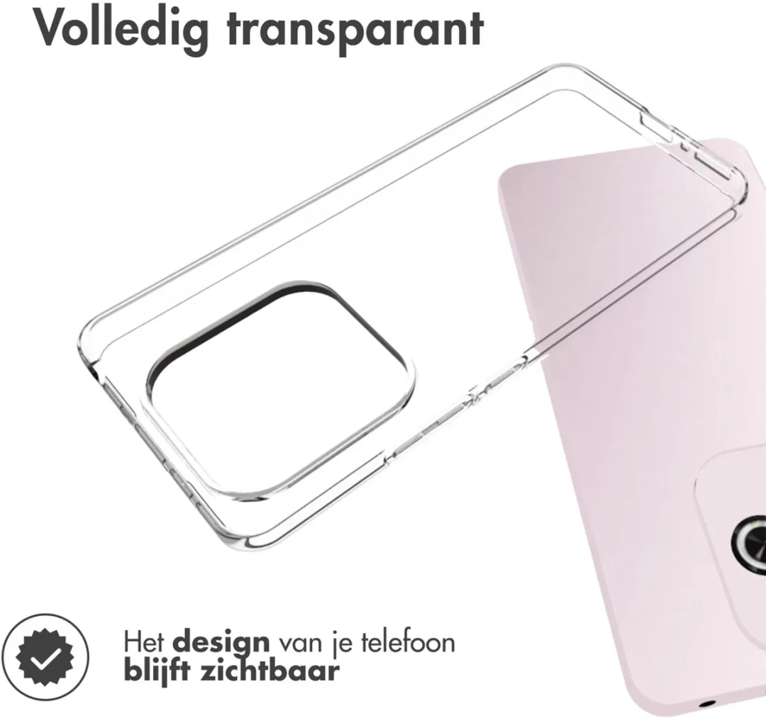 Accezz Hoesje Xiaomi Redmi Note 14 5G - Transparant