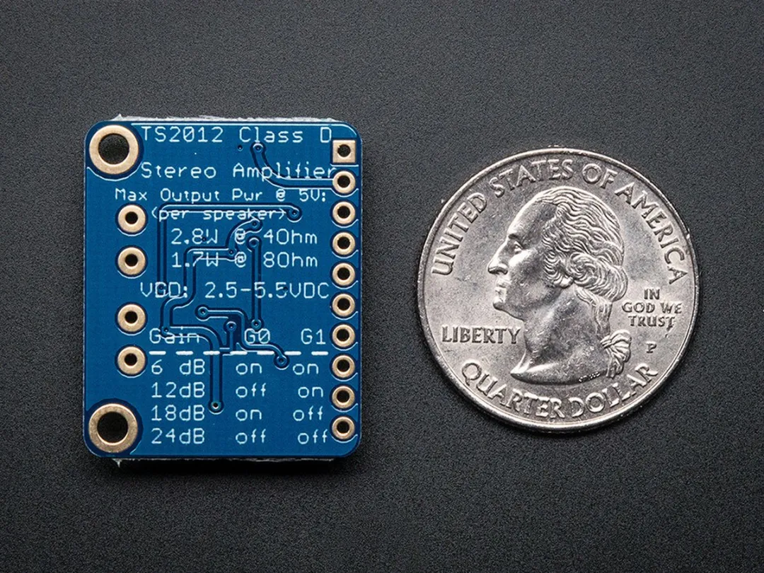 Adafruit Stereo Audio Versterker 1552 - Meerkleurig