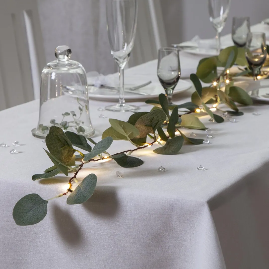 Star Trading Batterijslinger Eucalyptus - Wit
