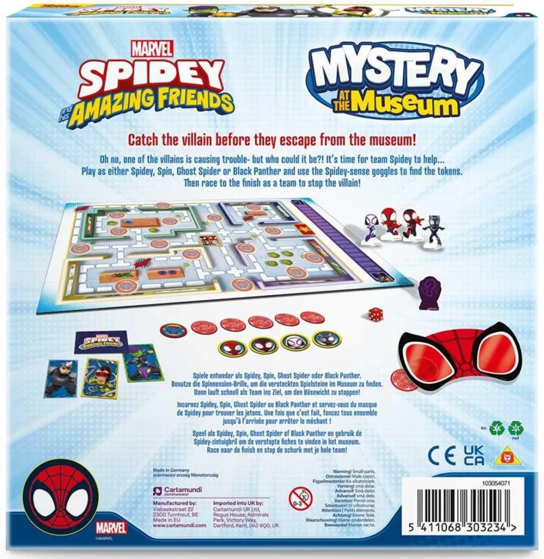 Cartamundi Marvel Home Sprint Board Game CRT-03234 - Multicolor