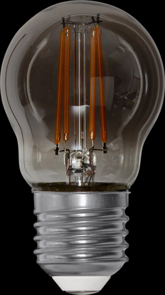 Star Trading Kogellamp E27 2.9W - Rookglas - 2200K