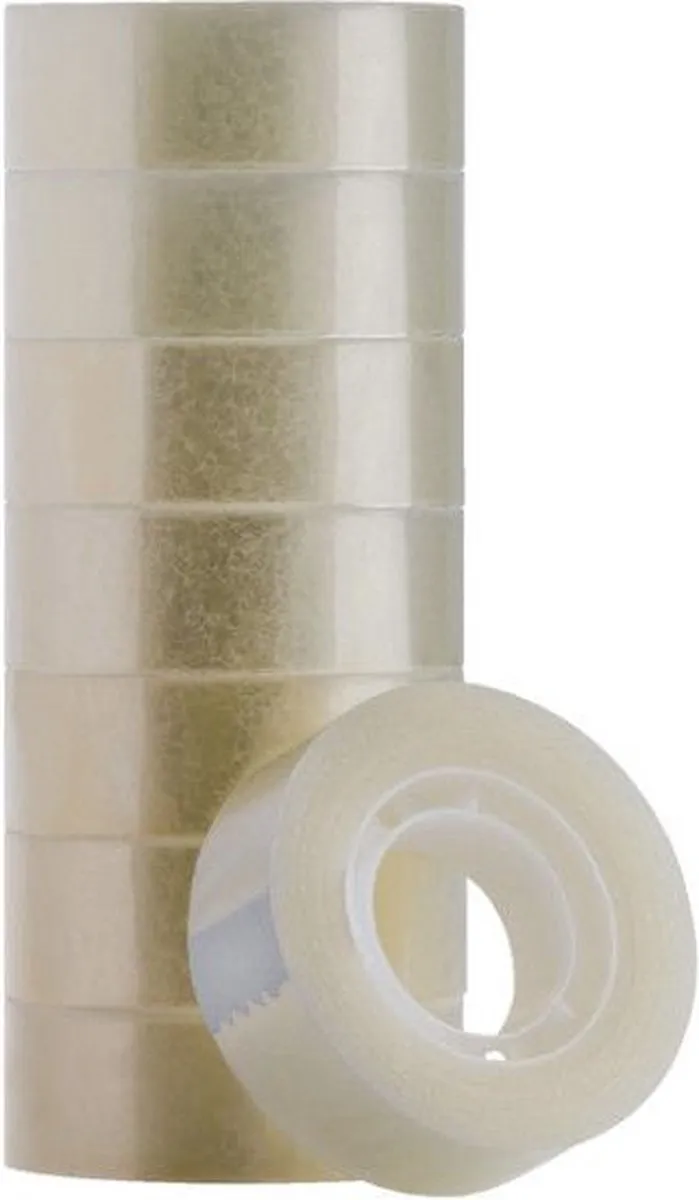 Quantore Transparant Plakband 19mmx33m