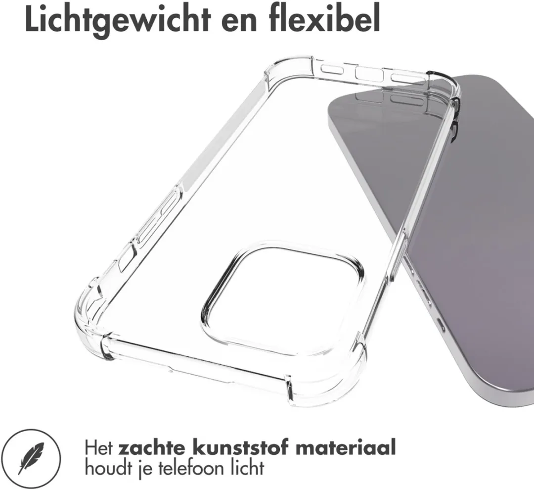 Imoshion Hoesje iPhone 15 Pro Max Transparant