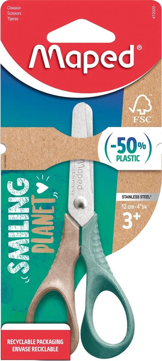 Maped Smiling Planet 12cm Schaar