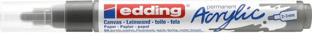 edding Acrylic Marker Medium Antraciet
