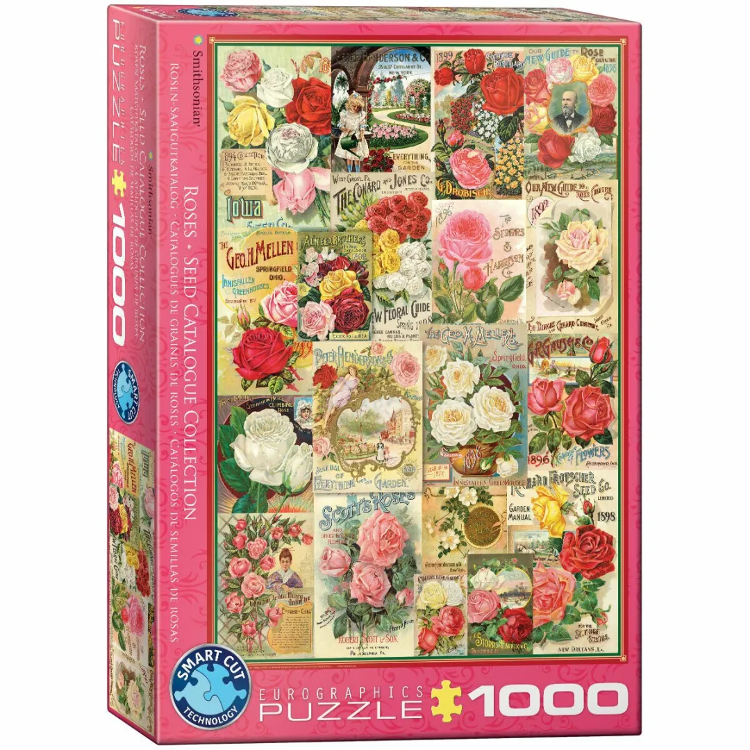 Eurographics Puzzel Roses Seed Catalogue 1000 Stuks - Multicolor