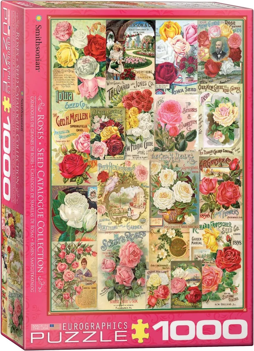 Eurographics Puzzel Roses Seed Catalogue 1000 Stuks
