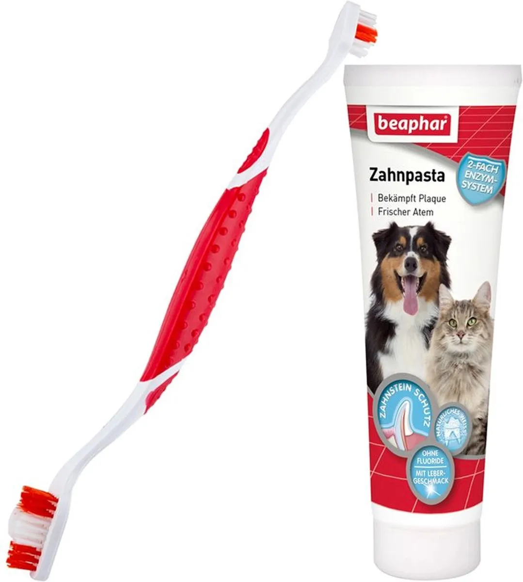 Beaphar Hondentandenborstel & Tandpasta Combi - 1 Stuk