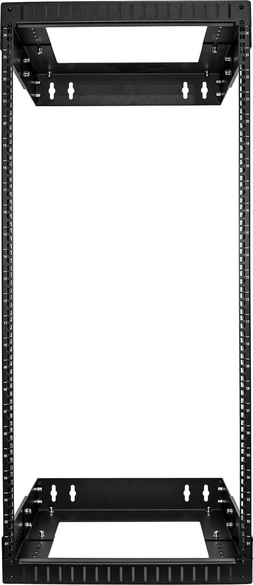 Startech 24U Wandmontage Server Rack 12-20 inch - Zwart