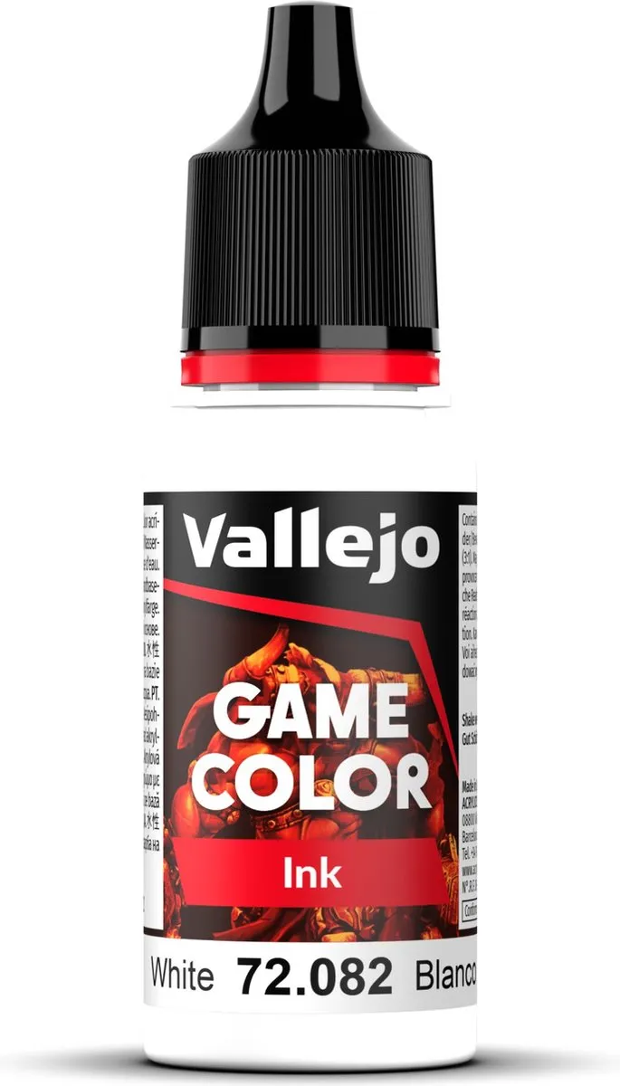 Vallejo Game Color White Ink Acrylverf 18ml