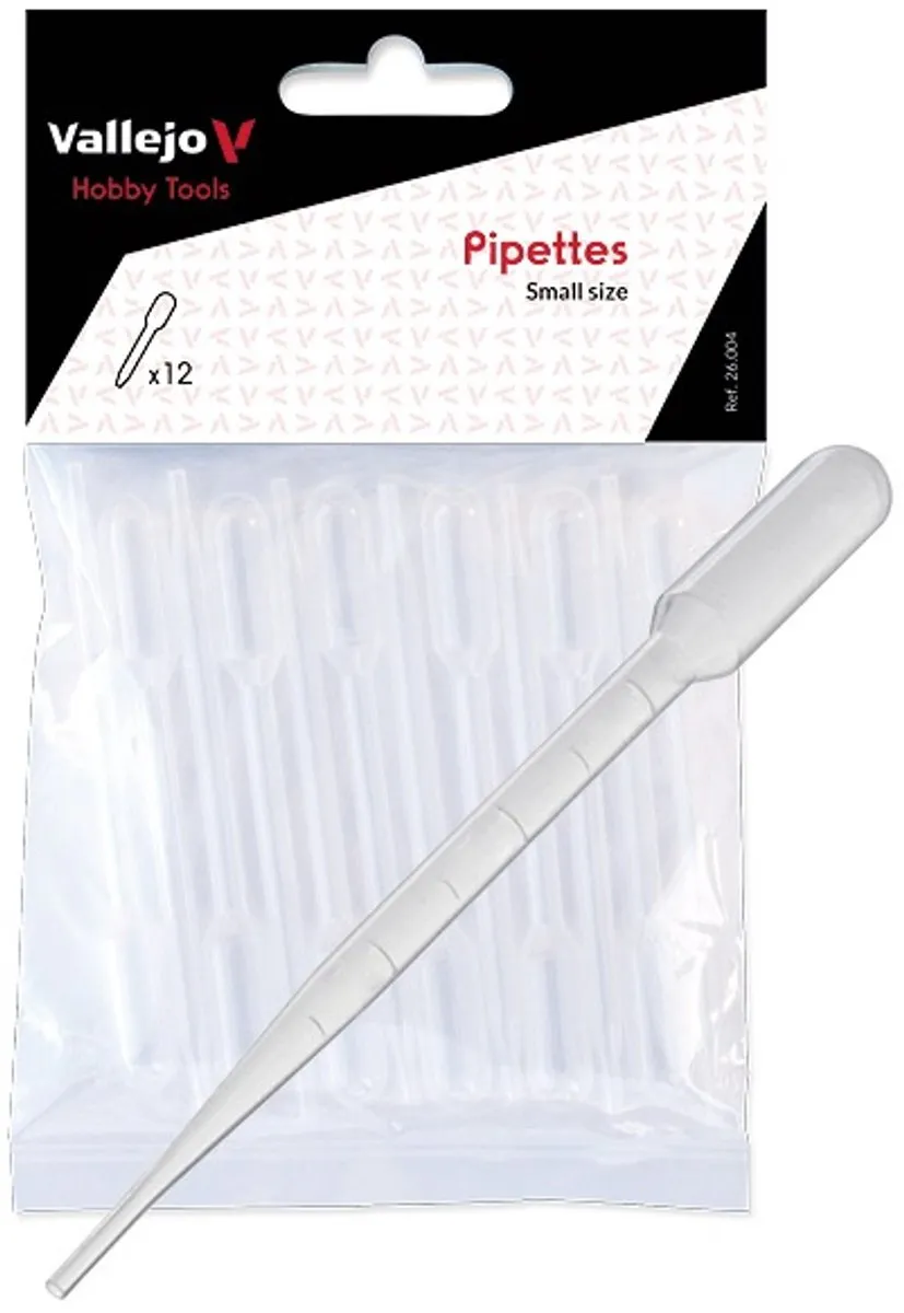 Vallejo Hobbyverf Pipettes Small 1ml - 12 Stuks - Multi