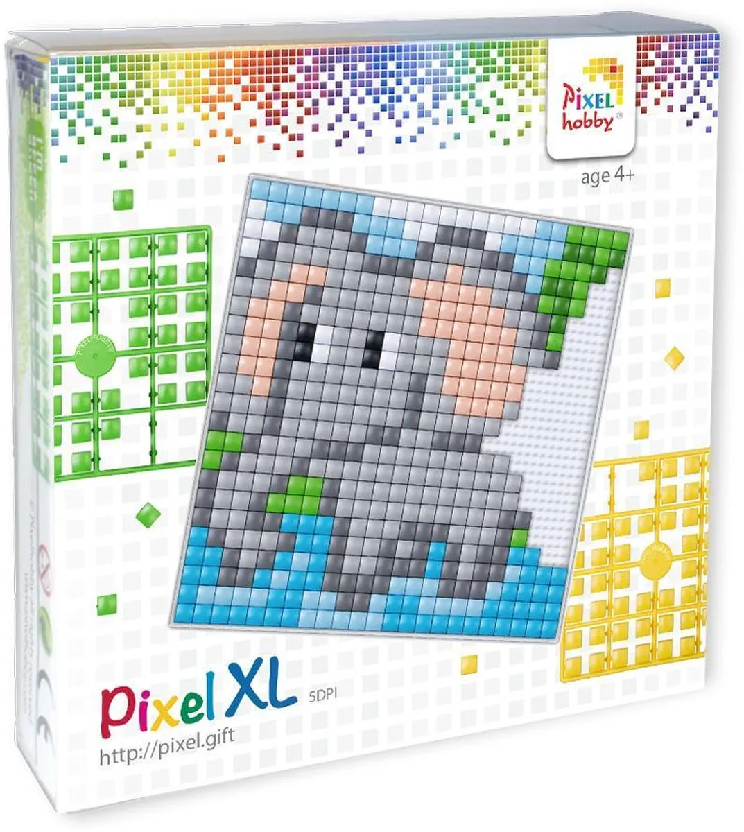 Pixelhobby XL Olifantje Set - 960 Pixels