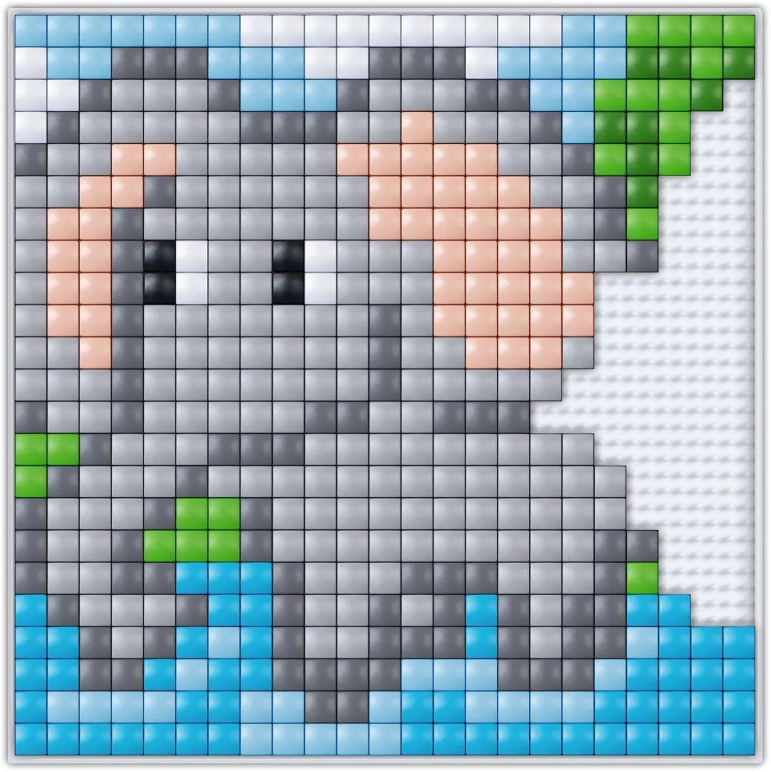 Pixelhobby XL Olifantje Set - 960 Pixels