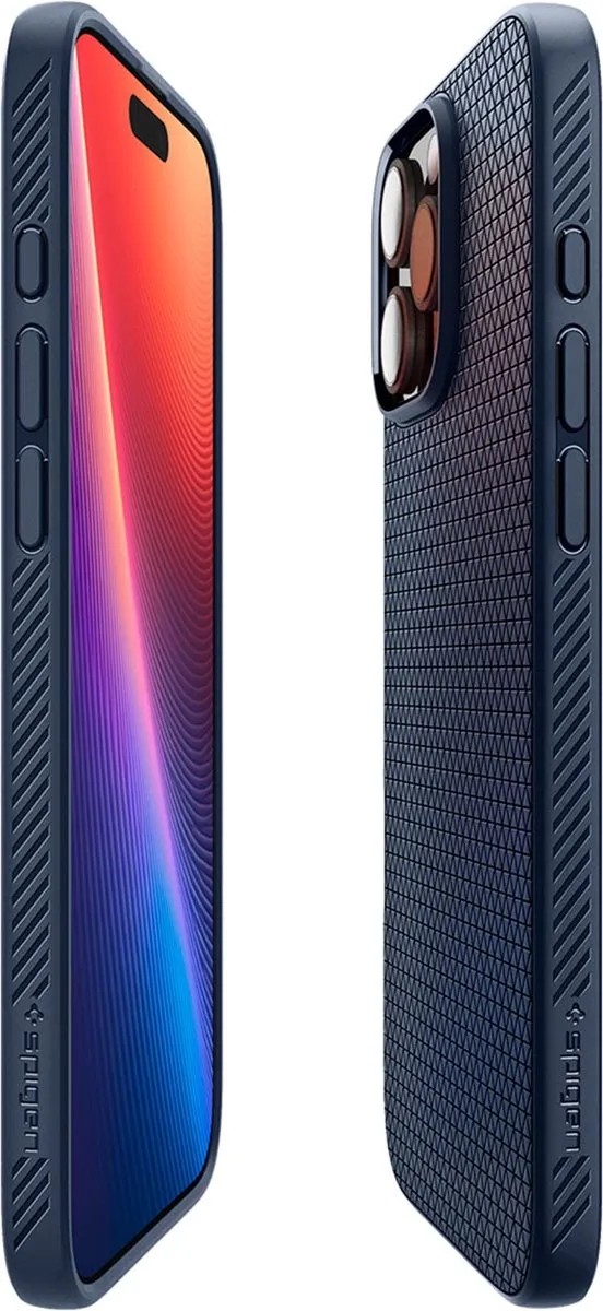 Spigen Liquid Air Hoesje ACS07989 - iPhone 16 Pro Max - Blauw - afbeelding 6 van 6