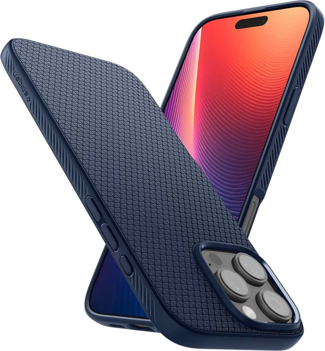 Spigen Liquid Air Hoesje ACS07989 - iPhone 16 Pro Max - Blauw
