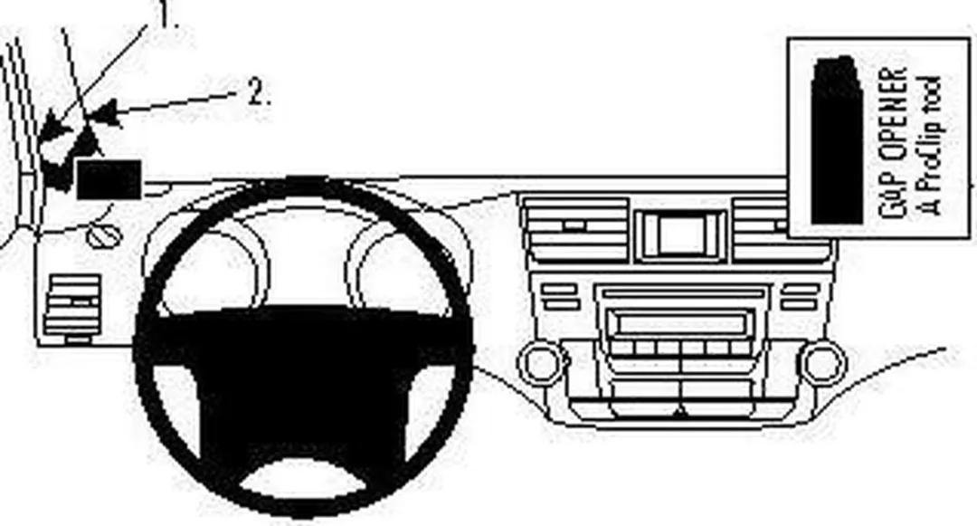 Brodit Proclip 804097 Toyota Highlander 2008 - Links