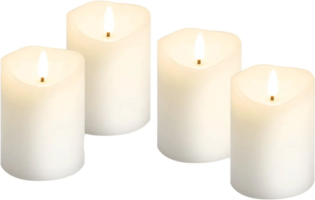 Goobay LED Waskaarsen 4 Stuks