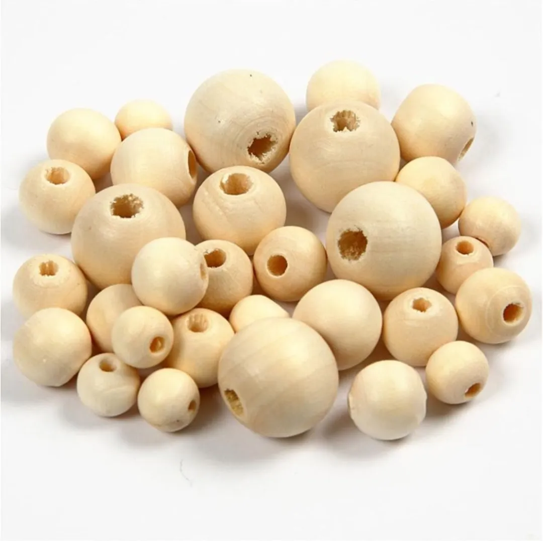 Creativ Company Houten Kralen 8-15mm - 532 Stuks