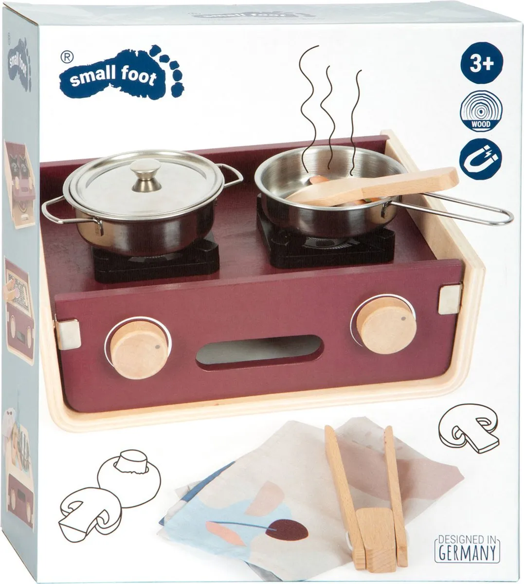 Small Foot Houten Camping Speelkeuken Tasty - 9-delig