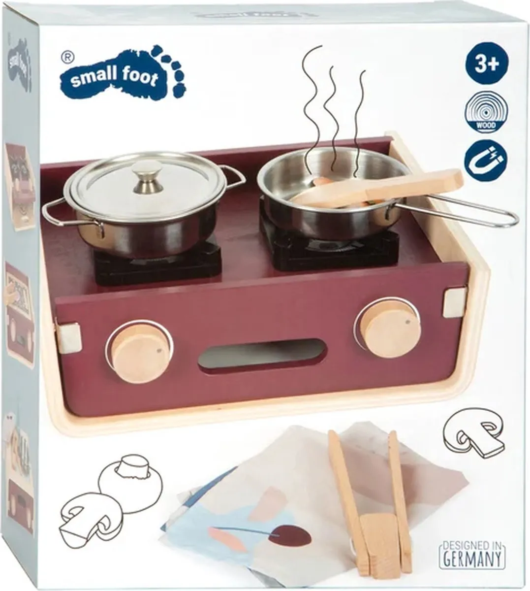 Small Foot Houten Camping Speelkeuken Tasty - 9-delig - afbeelding 6 van 6