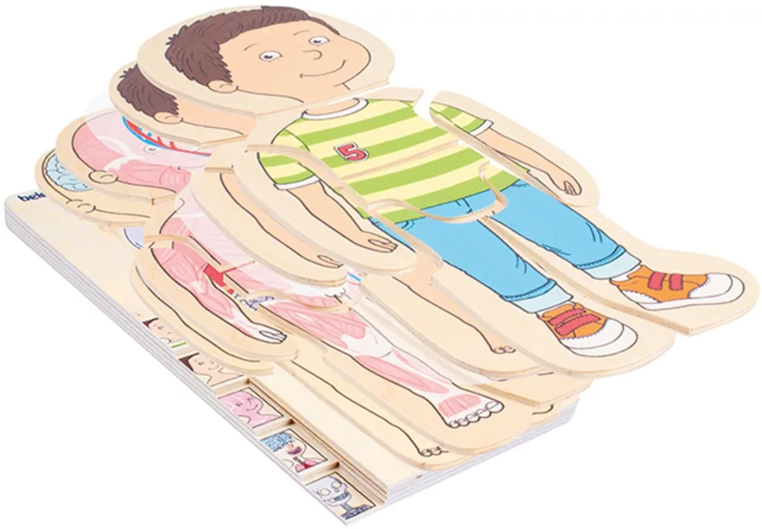 Beleduc Lagenpuzzel Jongen 30 Stuks - Multicolor