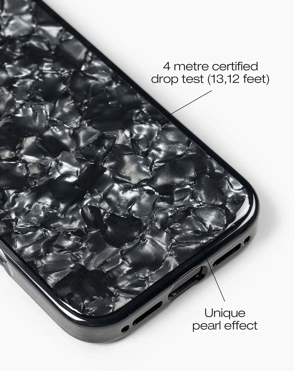 iDeal of Sweden Pearlised Case iPhone 16 Plus - IDPLC-I2467-01 - Pearlised Black - afbeelding 5 van 6