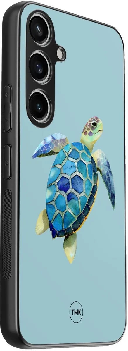 Casevibes Galaxy A15 Hoesje Schildpad Blauw - TPU