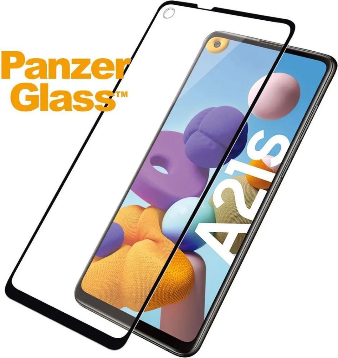 PanzerGlass PZ-7235 Screenprotector Samsung Galaxy A21s - Zwart