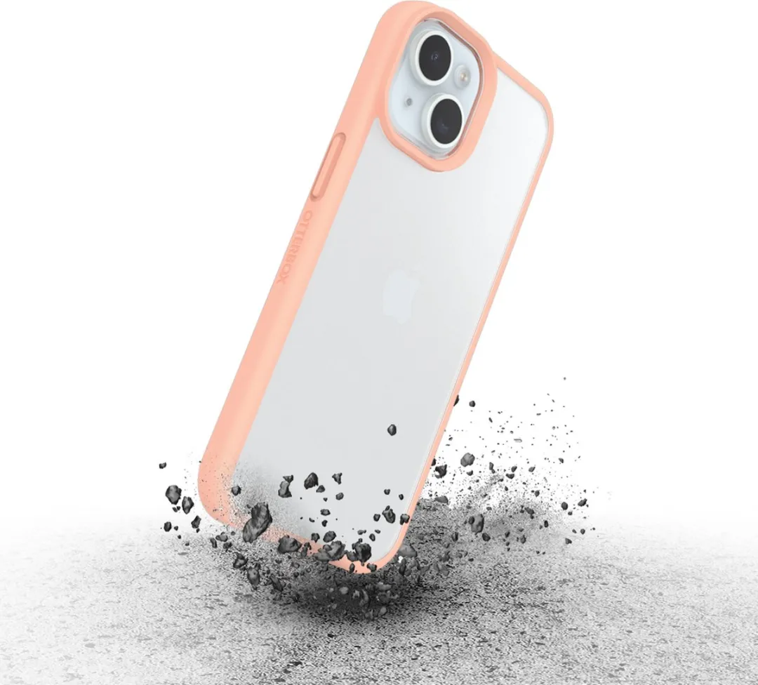 OtterBox React 77-92813 Hoesje iPhone 15 - Transparant Roze