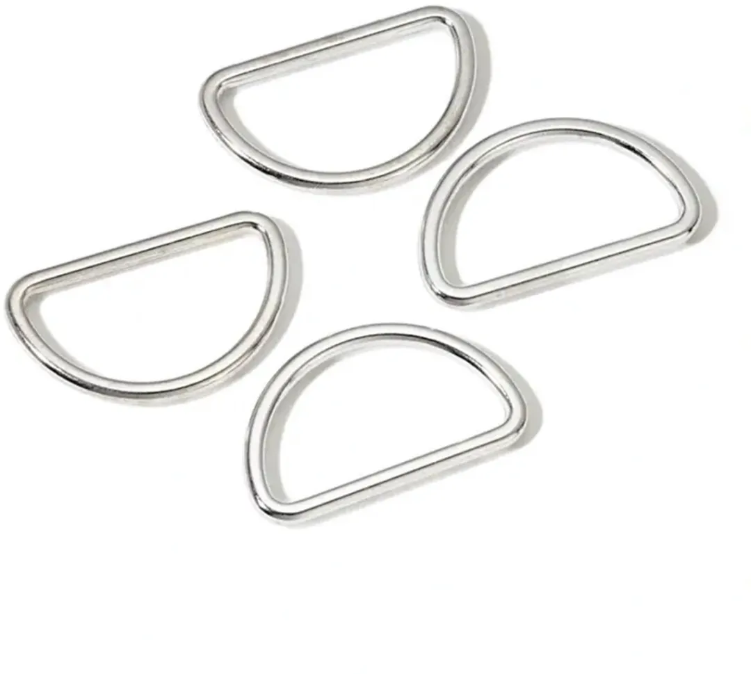 Prym D-Ringen 30mm - Zilverkleurig - 4 Stuks