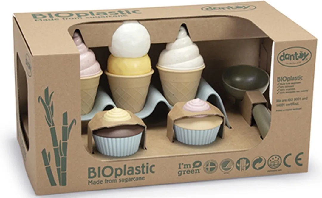 Dantoy Bio Speelgoed IJsjes Set 15 Stuks - Multicolor