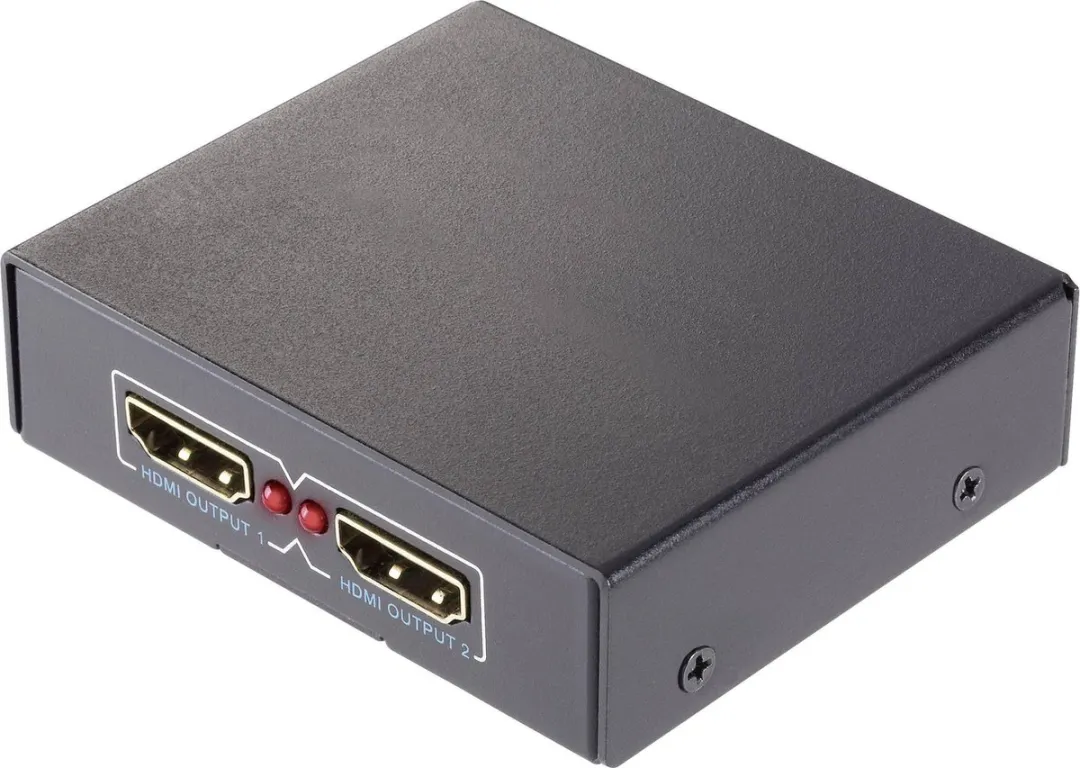 SpeaKa Professional SP-1676616 HDMI-splitter 2 poorten - 1920x1080 - Zwart