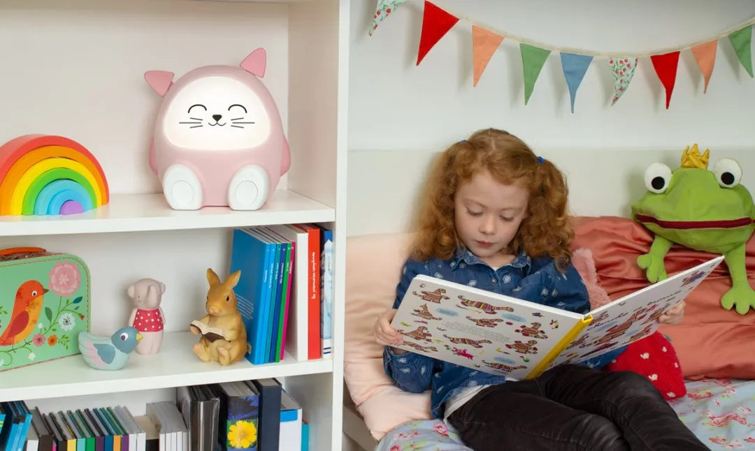 Bigben Mia de Kat Bluetooth Speaker - Nachtlamp Roze