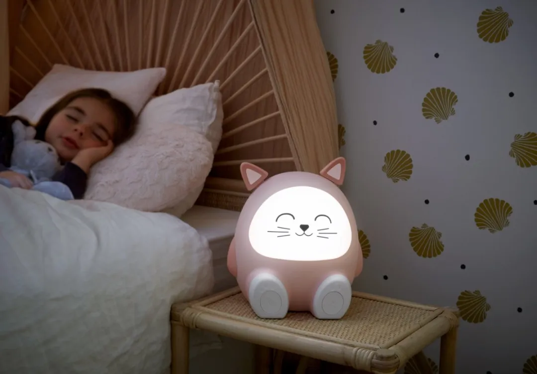 Bigben Mia de Kat Bluetooth Speaker - Nachtlamp Roze
