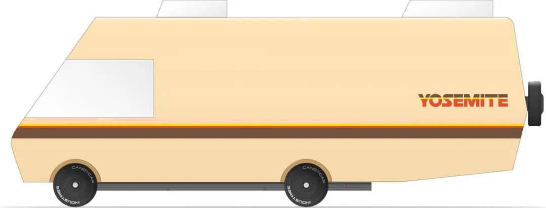 Candylab Toys YOSEMITE RV XGV75 Houten Speelgoedauto - 3+
