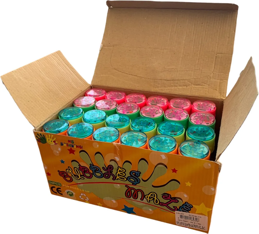 Johntoy Kinder Bellenblaas 50ml - 200 Stuks - Multi
