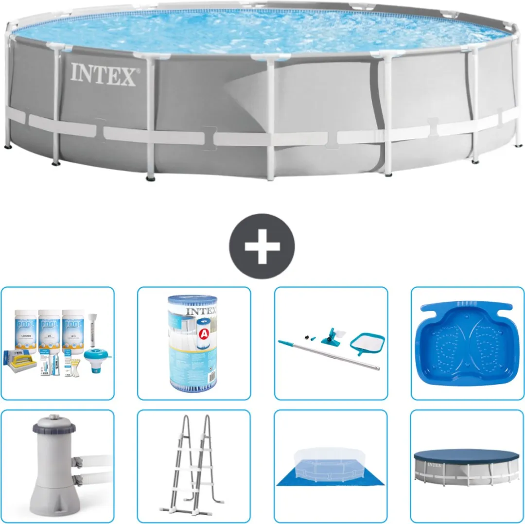 Intex Rond Prism Frame Zwembad 427x107cm